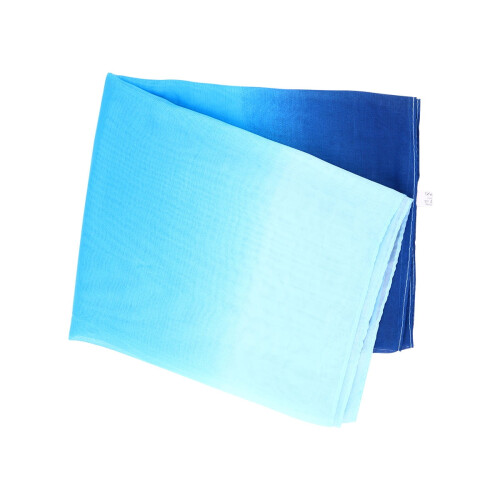 Pacote com 1 lenço de chiffon azul-celeste para ocasiões formais e informais. 2