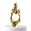 The Thinker Statue Resin Gold 5" 4