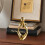The Thinker Statue Resin Gold 5" 5