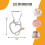 Collana con pendente da donna, elegante gioiello alla moda 7