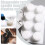 Tattoo Needle Tip Dip Caps Transparent 24PCS 5