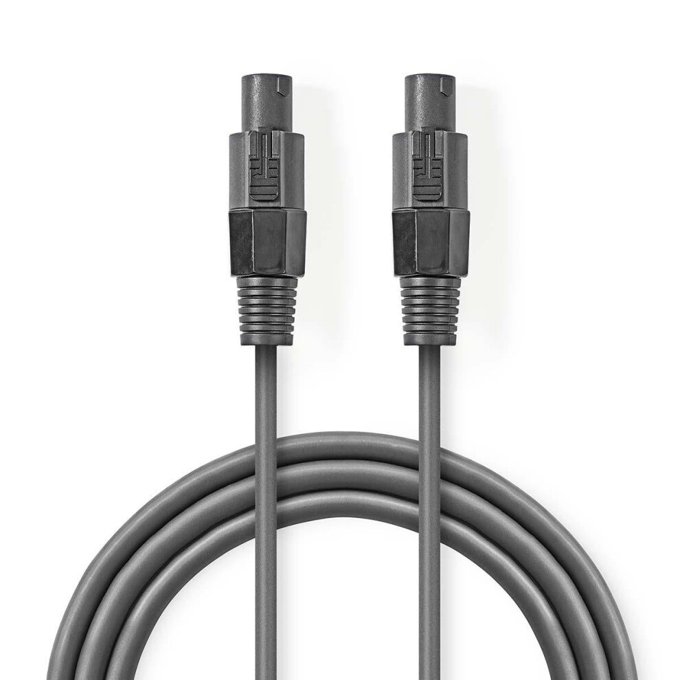 Nedis Dunkelgrau Lautsprecherkabel / 48 X 0.20 Mm / Kupfer / 10.0 M / Rund / Pvc / / Kartonverpackung - Bild 4
