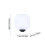 Draagbare RGB LED-invullamp – Mini vierkant, hoge CRI, 3