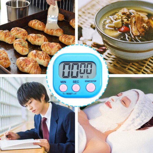 Multifunctional Magnetic Digital Timer Clock,Large Screen Count Countdown Timer,Magnetic & Digital Electronic 2