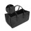 Sac à bûches pliable en feutre noir (1 pièce) 6