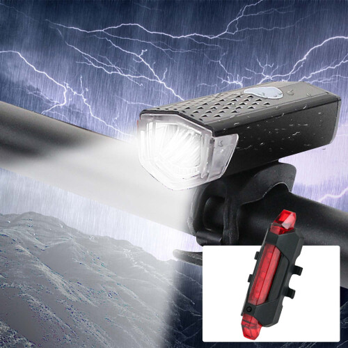 Σετ φώτων ποδηλάτου Kyusrd Super Bright LED – Γρήγορης απελευθέρωσης, συμβατό με όλα τα 1