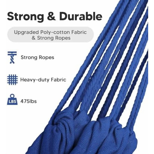 Navy Outdoor Portable Tree Hammock 1 Piece 1