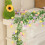 6.9FT Easter Garland with Artificial Easter Egg and Mixed Flowers,Easter Decorations Spring Vine for Home Table Tree Arch Door Decoration 5