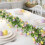 6.9FT Easter Garland with Artificial Easter Egg and Mixed Flowers,Easter Decorations Spring Vine for Home Table Tree Arch Door Decoration 6