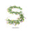 6.9FT Easter Garland with Artificial Easter Egg and Mixed Flowers,Easter Decorations Spring Vine for Home Table Tree Arch Door Decoration 3