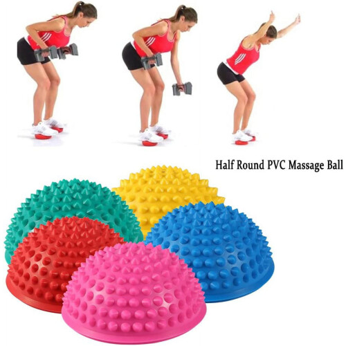 Spiky Half-Round Massage Ball for Foot and Back 1 Pack 2