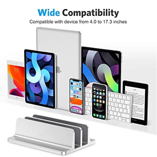 Vertical Laptop Stand Aluminum Folding Laptop Tablet Computer Accessories 2