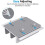 Vertical Laptop Stand Aluminum Folding Laptop Tablet Computer Accessories 4