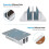 Vertical Laptop Stand Aluminum Folding Laptop Tablet Computer Accessories 5