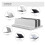 Vertical Laptop Stand Aluminum Folding Laptop Tablet Computer Accessories 6