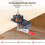 Concealed Hinge Jig with Quick Clamp, 35mm Hinge Hole Drilling Guide, Adjustable Cabinet Hinge Positioning Tool 2