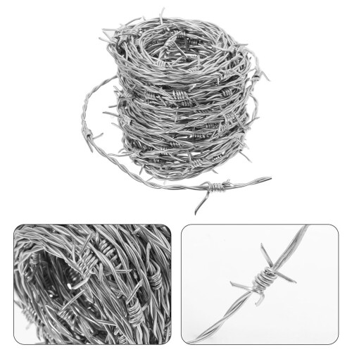 Barbed Wire Roll Outdoor Garden Fence Replacement 2