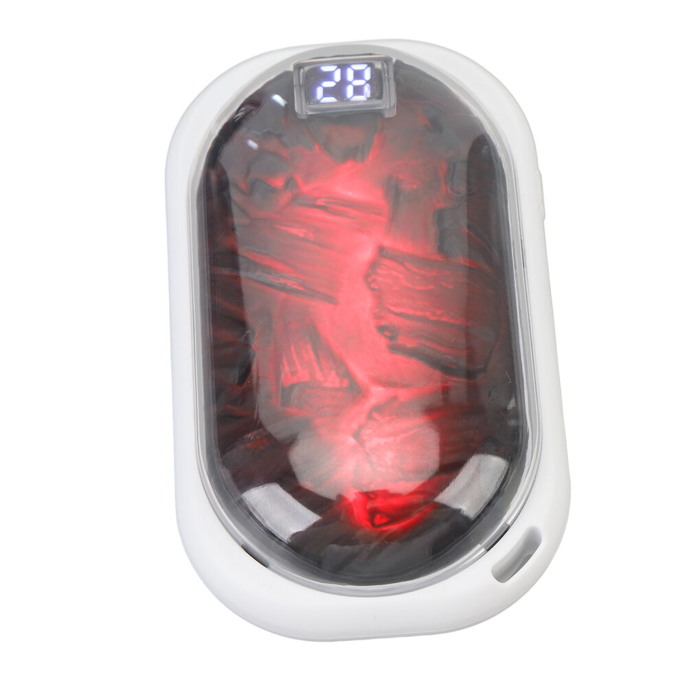 2-In-1 Hand Warmer Power Bank 3600Mah, 3 Temps, Dynamic Flame Light 4611384812255