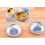 Minkissy250PCS Ταψιά για Μάφιν από Αλουμινόχαρτο Ασημί για Πάρτι Επετείου 8