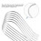 Roller Clips for Hair J-Shaped 24Pcs 2.54In 5