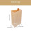 Sacchetti di carta kraft lavabili, 20 pezzi 3