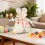 Easter candy bags bunny egg print pink 7.48x6.3 in 5