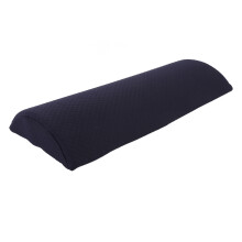Cuscino lombare curvo in memory foam blu 40x18x5cm