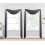 Schwarze, transparente Voile-Vorhänge (2 Stück) 2