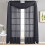 Schwarze, transparente Voile-Vorhänge (2 Stück) 3
