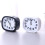 Table Clock Low Noise Multi-functional Round Small Bedside Analog Alarm Clock for Daily Use 3