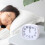 Table Clock Low Noise Multi-functional Round Small Bedside Analog Alarm Clock for Daily Use 4