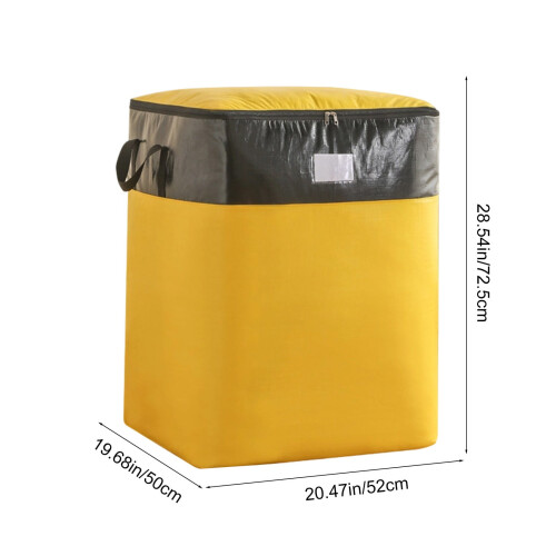 Extra Large 180L Moving Storage Bag Yellow Waterproof 2