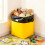 Extra Large 180L Moving Storage Bag Yellow Waterproof 4