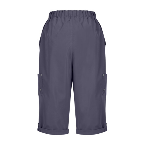 Γυναικείο παντελόνι Cargo 7/8 – Ελαφρύ Twill, με κορδόνι στη μέση, πολλαπλές τσέπες, 2