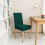 Green Polyester Stretch Chair Cover – Full Coverage 4