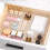 Set di organizer per cassetti in plastica trasparente, 25 pezzi, 4 misure 2
