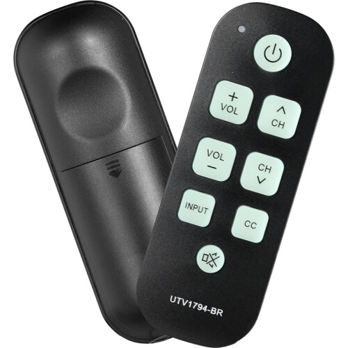 Backlight TV Remote for Seniors Universal Controller Simple Waterproof Remote Control with LED Light for All TV Model 1
