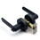 Silent Room Door Lock with Key, Round Interior Handle, Aluminium Alloy, Copper Core 3