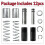 Floor Jack Replacement Parts: Low-Side Horizontal Dual-Pump Piston Plunger Kit with Washer and Retainer . 3