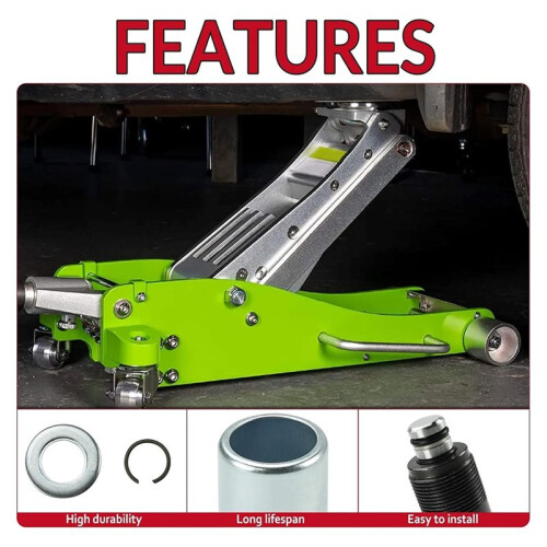 Floor Jack Replacement Parts: Low-Side Horizontal Dual-Pump Piston Plunger Kit with Washer and Retainer .