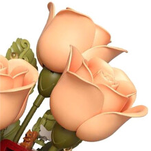 Dynamic Wooden Flower Arrangement Bouquet Model Auto-Blooming Petals, Magic & Aromatherapy Breathing Lights