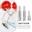 FRCOLOR 3pcs Automatic Wire Stripping Tool No-Peel Wire Connector Multi Functional Cable Stripper Electrician Hand Tools For Various Electrical Tasks 7