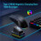 Rechargeable Wireless Gaming Mouse with Charging Dock  2.4G Dual Mode Backlight Ergonomic Design Game Mouse A 10