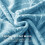 Soft Fleece Throw Blanket 60x80 in Stone Blue 3