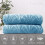 Soft Fleece Throw Blanket 60x80 in Stone Blue 5