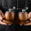 2PC Spherical Pepper Grinder,Hand Cranked Ceramic Core Grinder,Pepper Powder Salt Multi-Purpose Grinder,Kitchen Tool 6