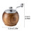 2PC Spherical Pepper Grinder,Hand Cranked Ceramic Core Grinder,Pepper Powder Salt Multi-Purpose Grinder,Kitchen Tool 5