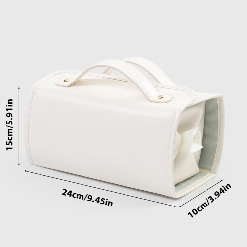 Trousse de maquillage pliable et détachable à 4 compartiments 2