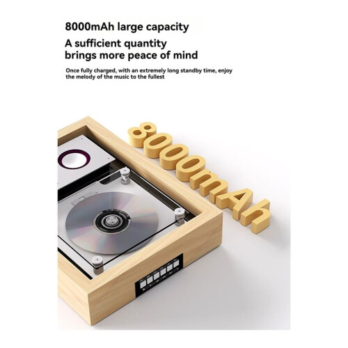 Music Frame CD Player - Wall-Mounted  Speaker with LED Ambient Light and Built-in Speaker Dynamic Art Frame 1