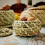 3pcs Mini Straw Woven Storage Baskets with Lids 4